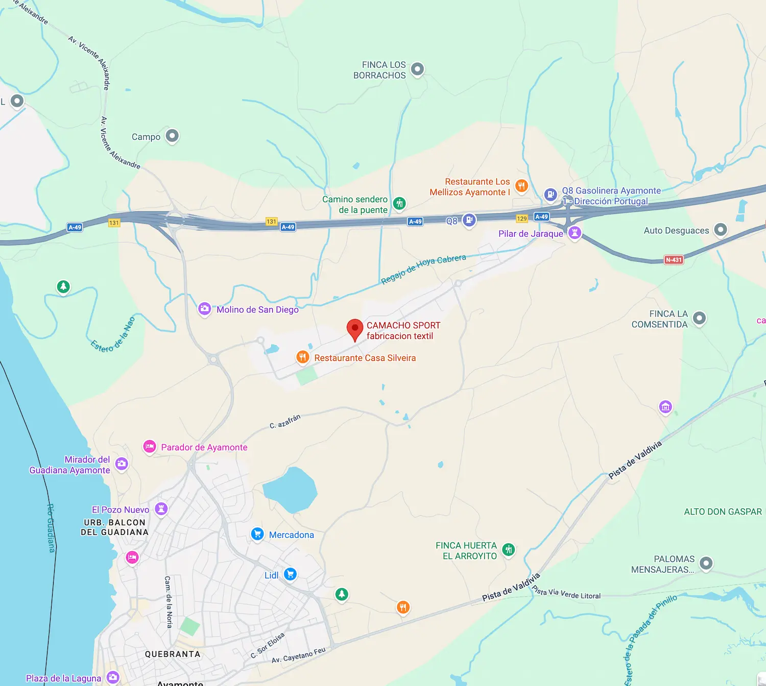 mapa Camacho